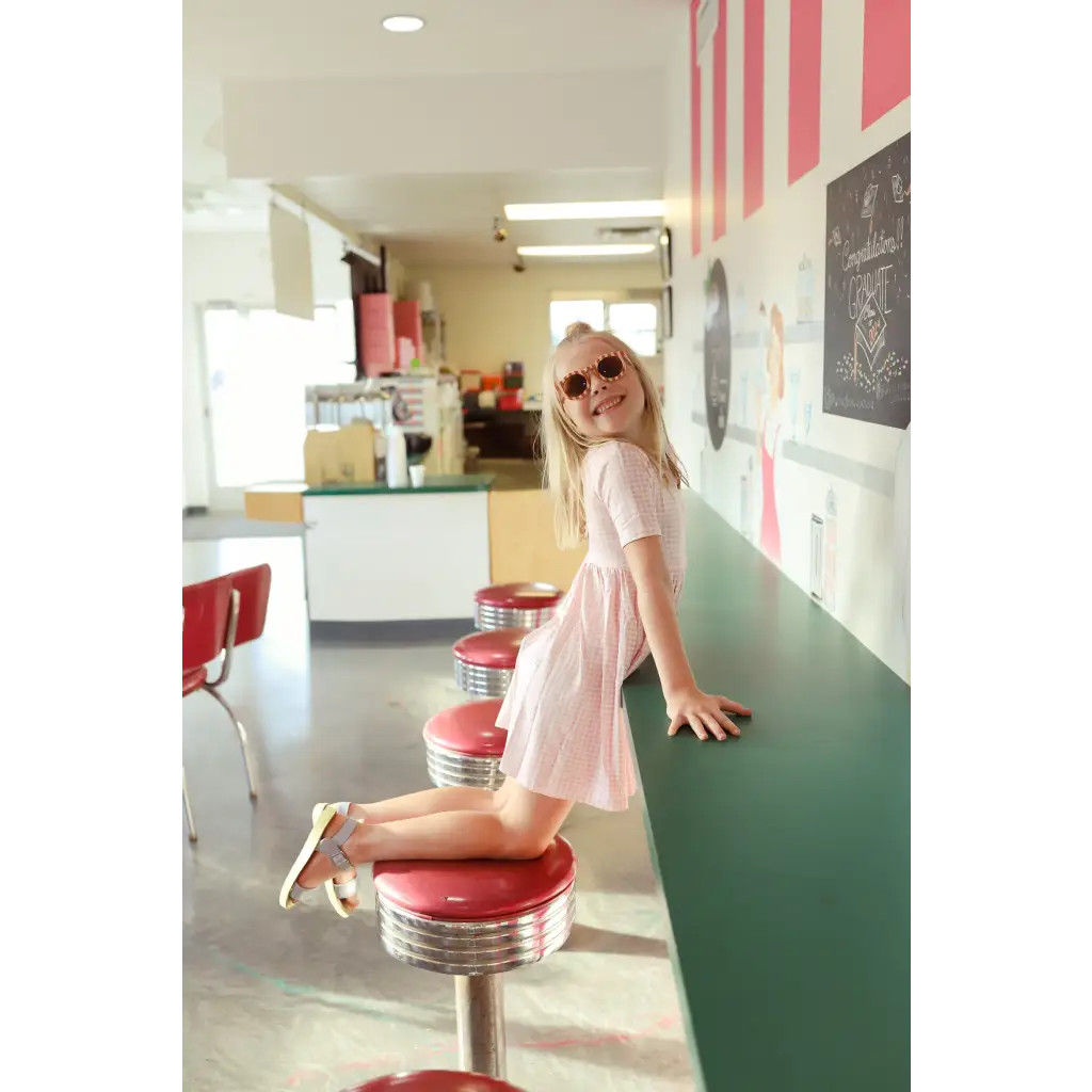 Gingham All Day Twirl Dress