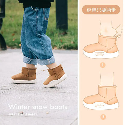 Girls Boys Warm Outdoor Winter Boots - # GIAA71410001