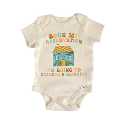 Grandma Grandpa Grandparents Reveal Newborn Baby Onesie® Onesie®