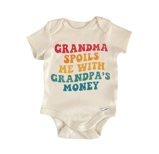 Grandma Grandpa Spoil Newborn Baby Onesie® Onesie®