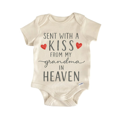 Grandma Kiss Remembrance Newborn Baby Onesie® Onesie®