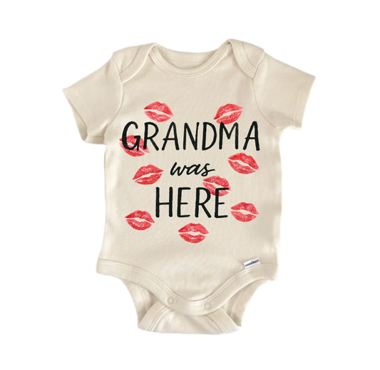Grandma Kisses Newborn Baby Onesie® Onesie®