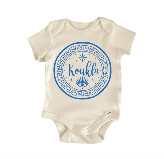 Greek Koukla Eye Newborn Baby Onesie® Onesie®