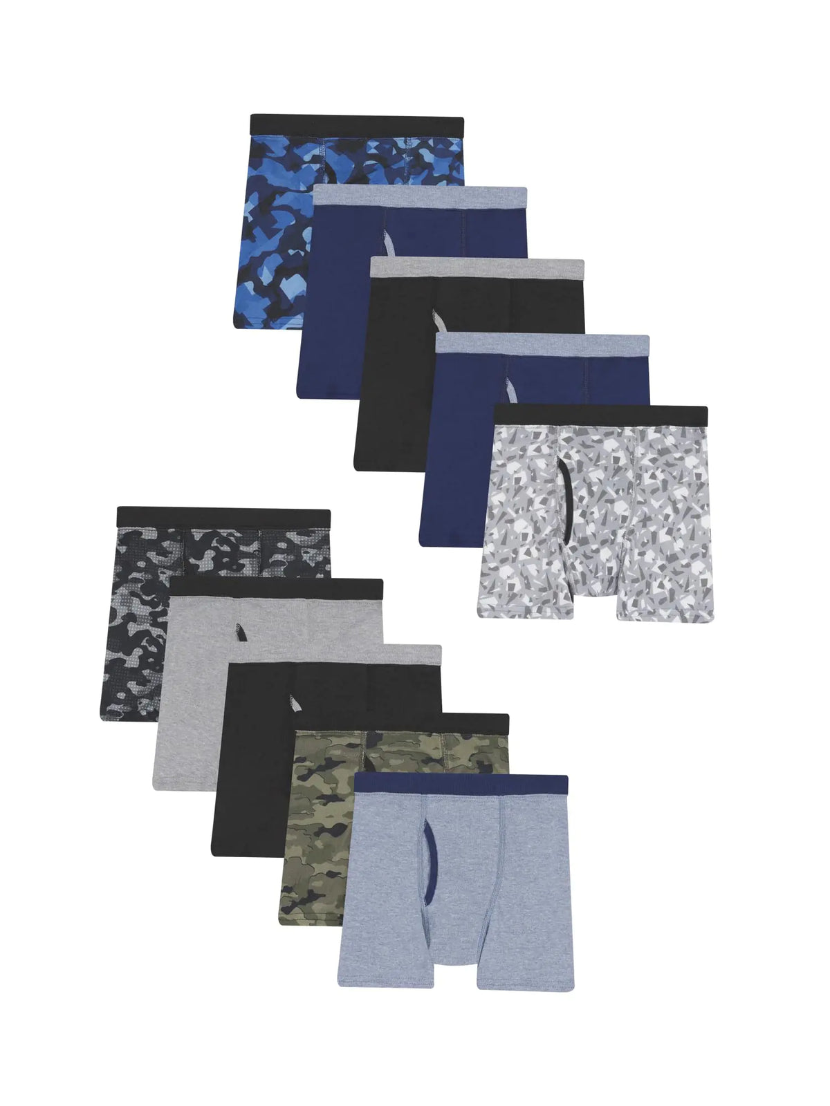 Hanes boys And Toddler Underwear, Comfort Flex and Comfortsoft Boxer Briefs, Multiple Packs Available pack of 10 2T-X-Large Days of Week Assorted - 7 Pack - # BOAA11410005