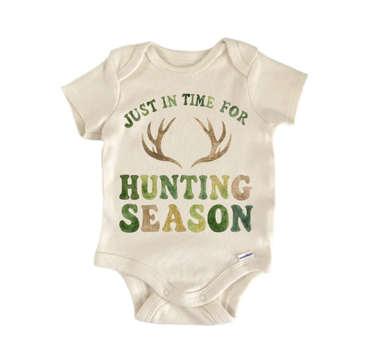 Hunting Season Time Deer Newborn Baby Onesie® Onesie®