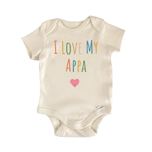 I Love My Appa Newborn Baby Onesie® Onesie®