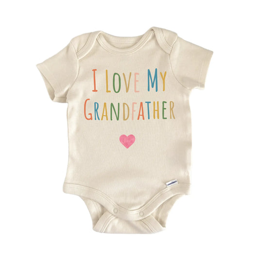 I Love My Grandfather Newborn Baby Onesie® Onesie®