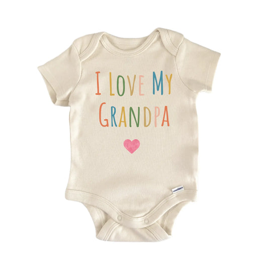 I Love My Grandpa Newborn Baby Onesie® Onesie®