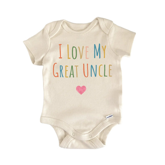I Love My Great Uncle Newborn Baby Onesie® Onesie®