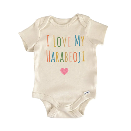 I Love My Harabeoji Newborn Baby Onesie® Onesie®