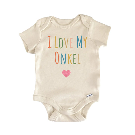 I Love My Onkel Newborn Baby Onesie® Onesie®