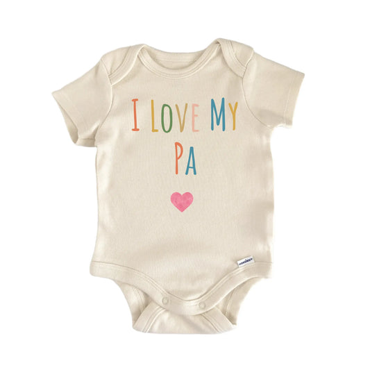 I Love My Pa Newborn Baby Onesie® Onesie®