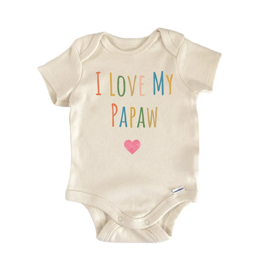 I Love My Papaw Newborn Baby Onesie® Onesie®