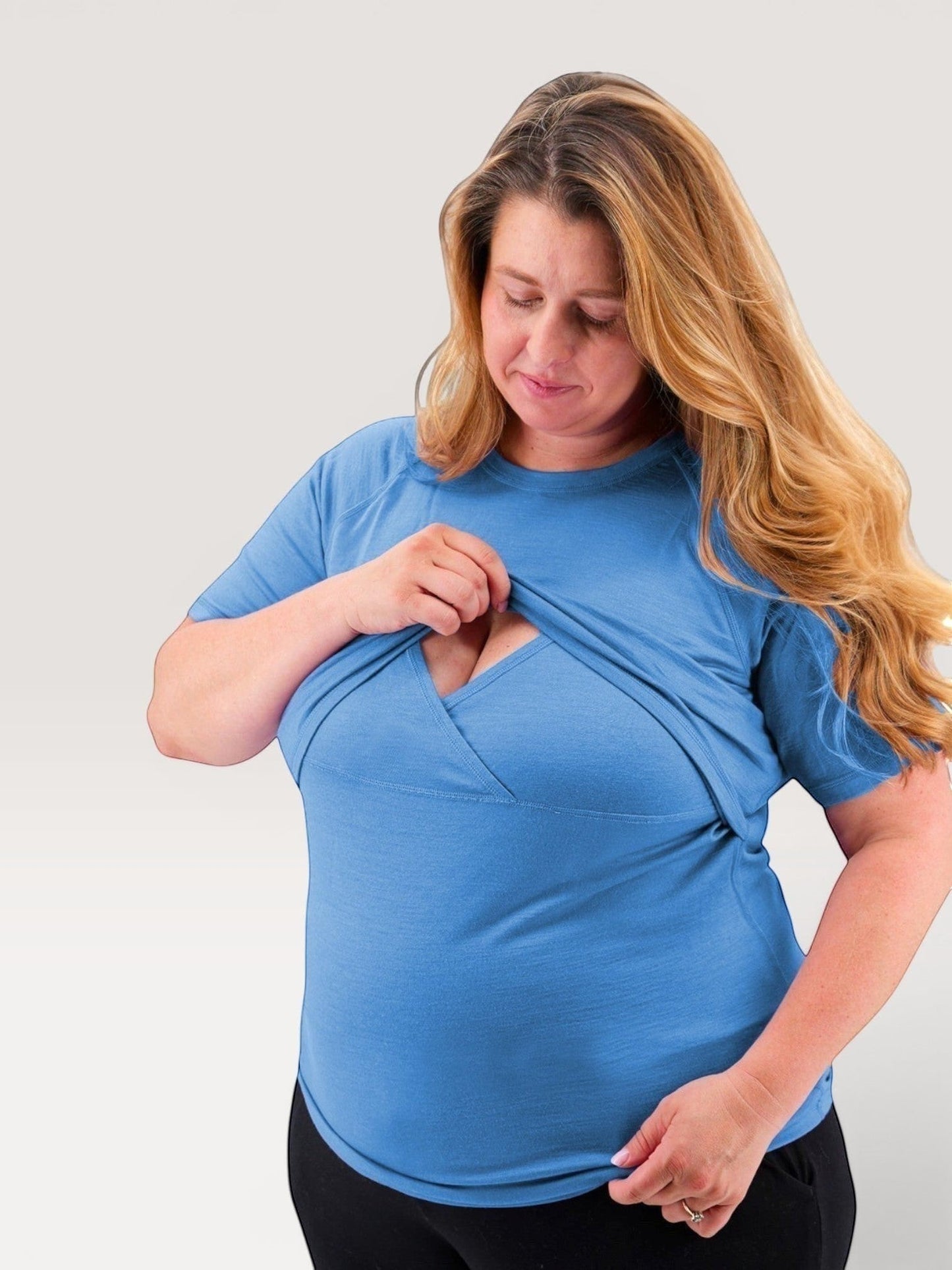 Merino Wool Nursing T-Shirt