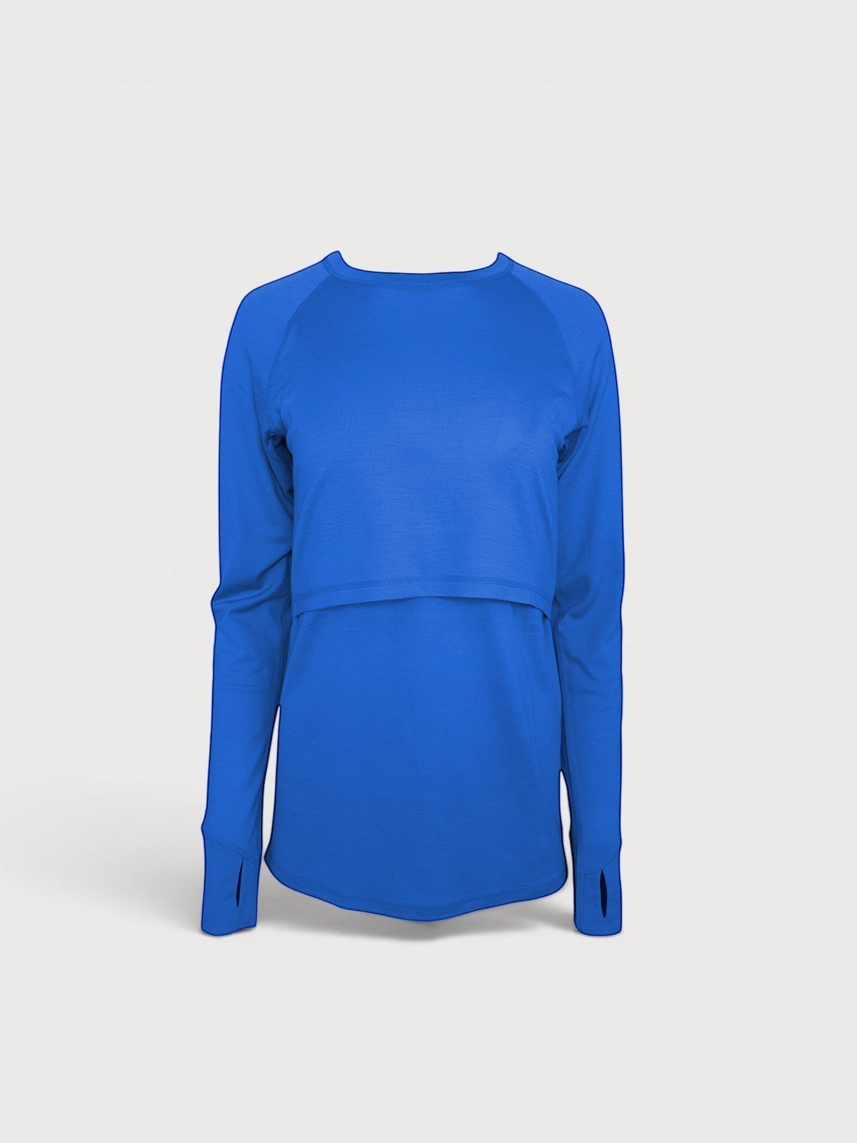 Merino Wool Nursing Long Sleeve Top