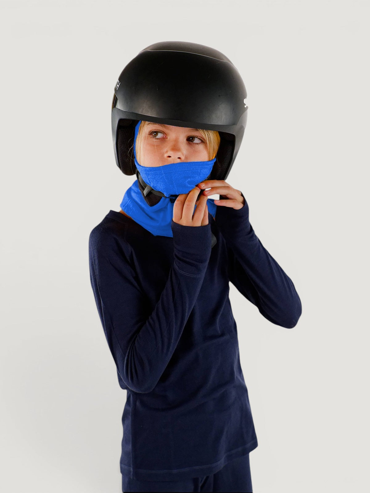 Merino Wool Balaclava with Ponytail Hole