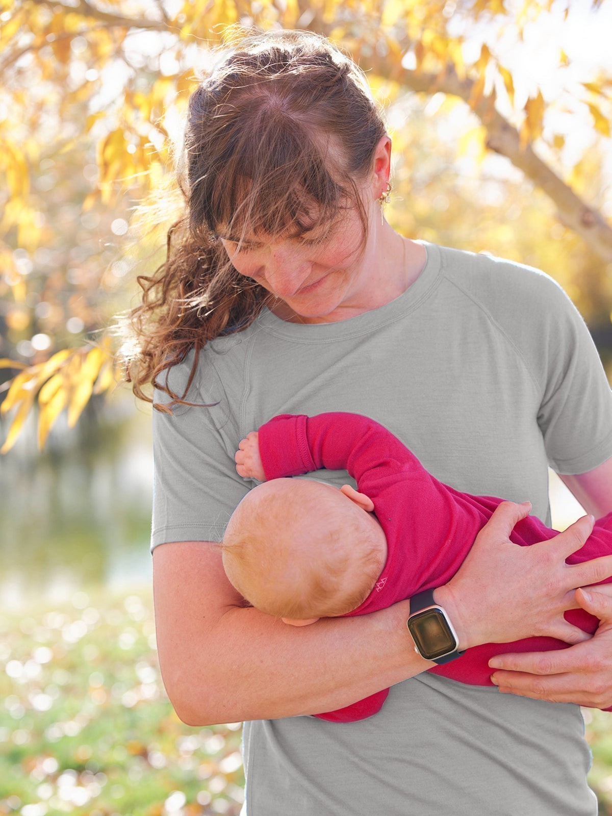 Merino Wool Nursing T-Shirt
