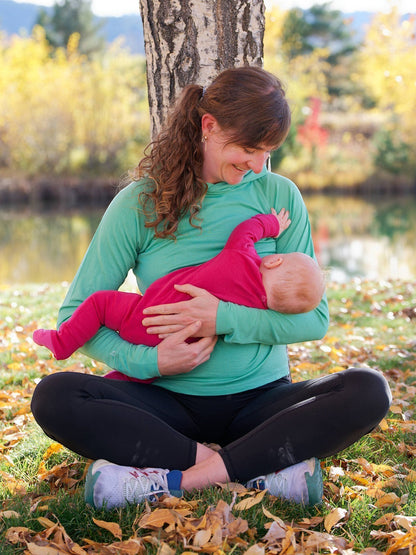 Merino Wool Nursing Sun Hoodie