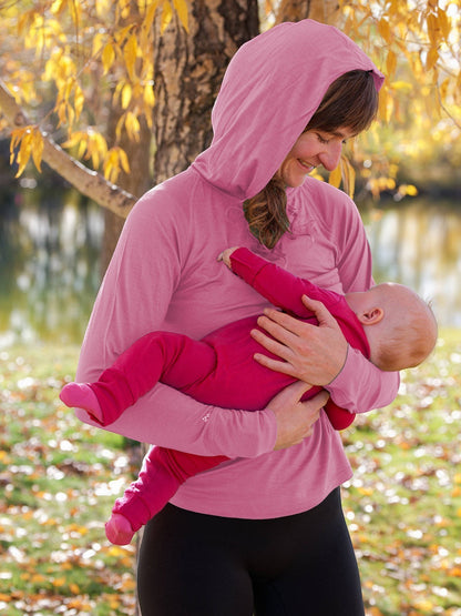 Merino Wool Nursing Sun Hoodie