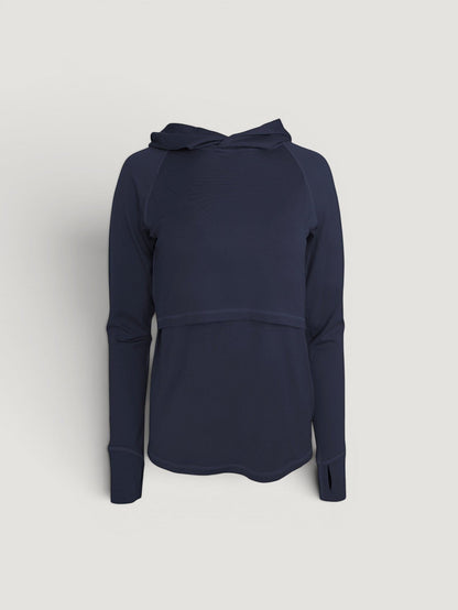 Merino Wool Nursing Sun Hoodie