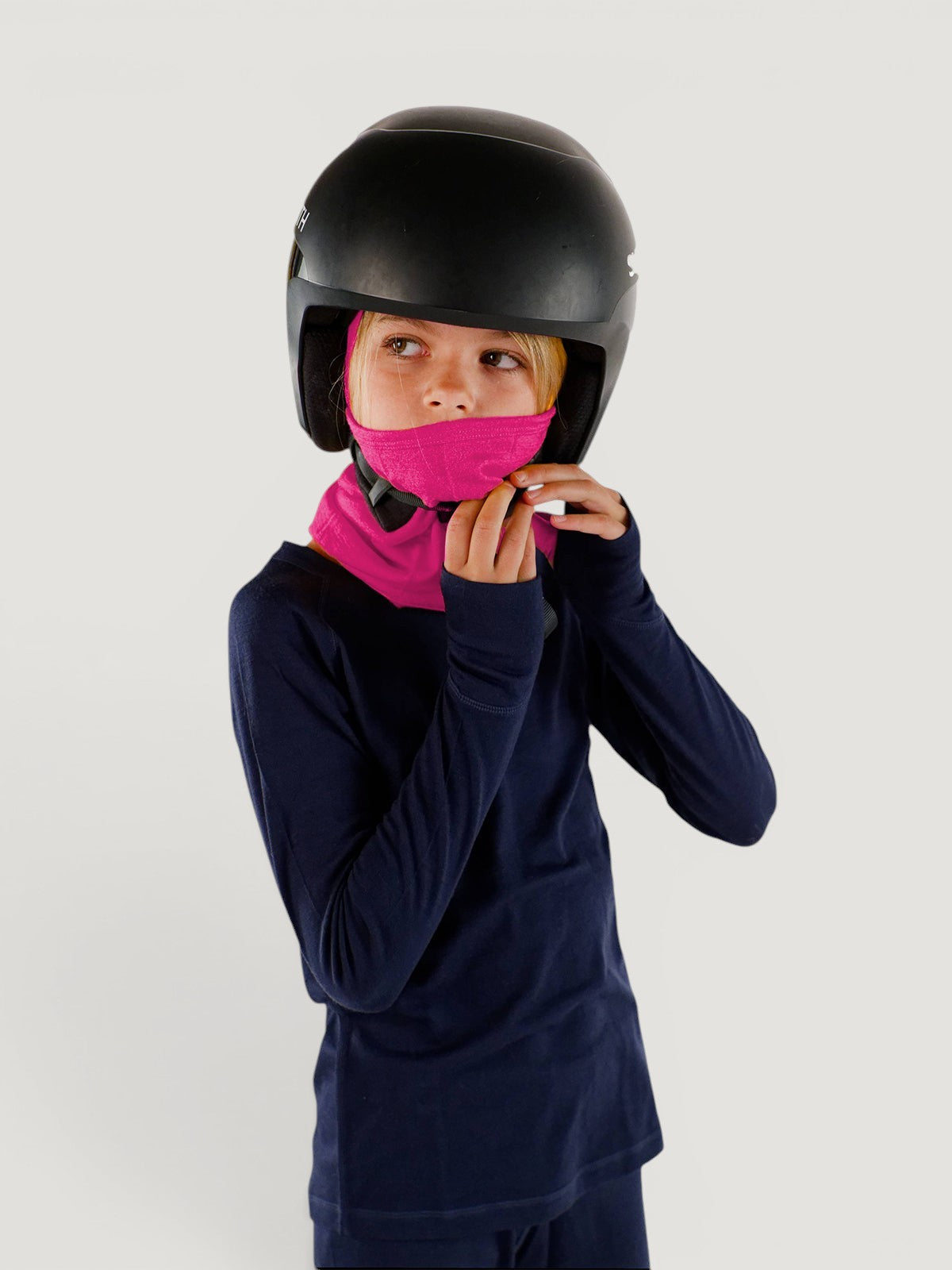 Merino Wool Balaclava with Ponytail Hole