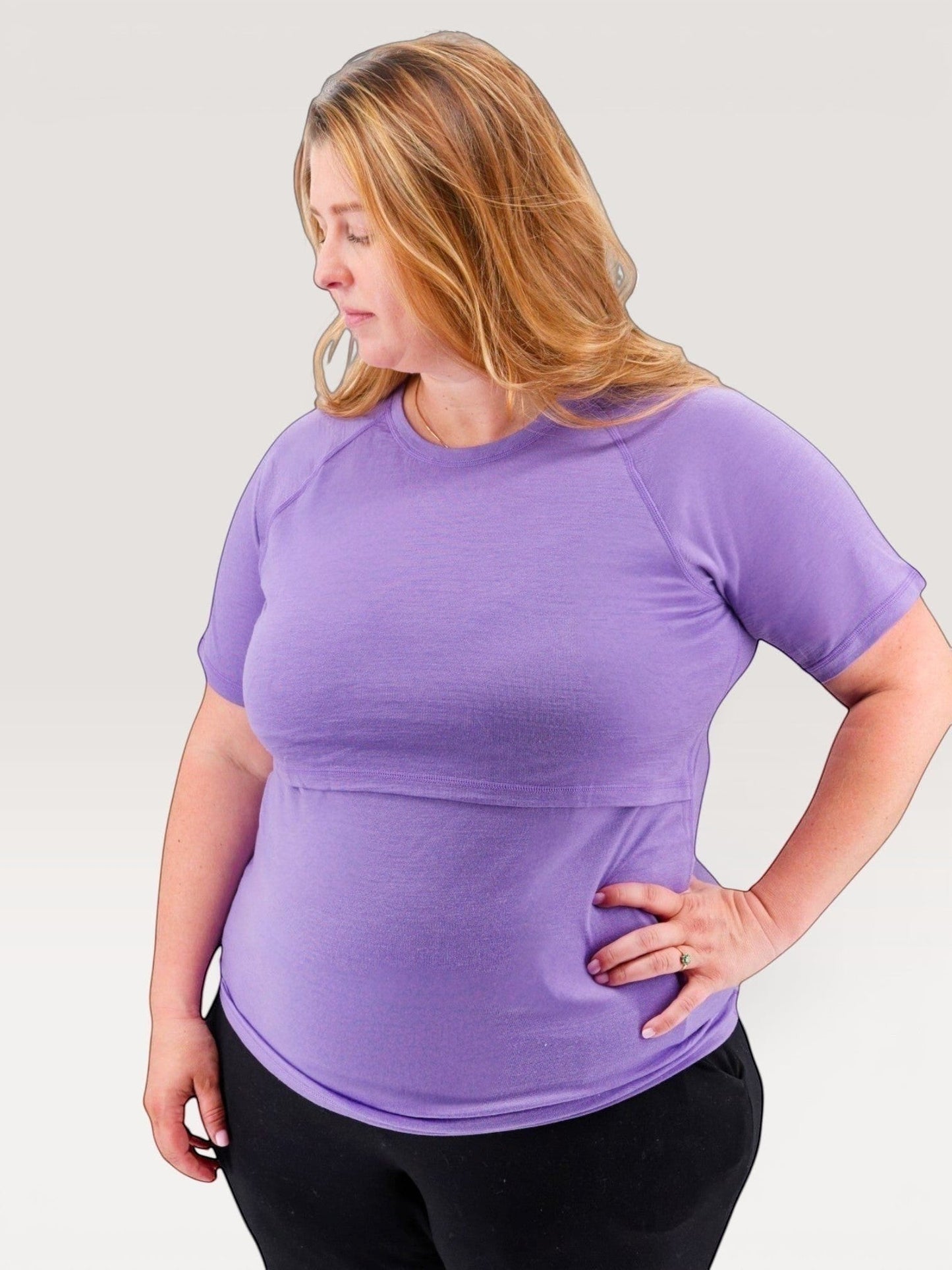 Merino Wool Nursing T-Shirt