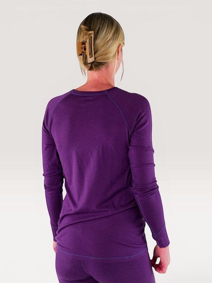 Merino Wool Nursing Long Sleeve Top