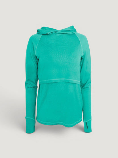 Merino Wool Nursing Sun Hoodie
