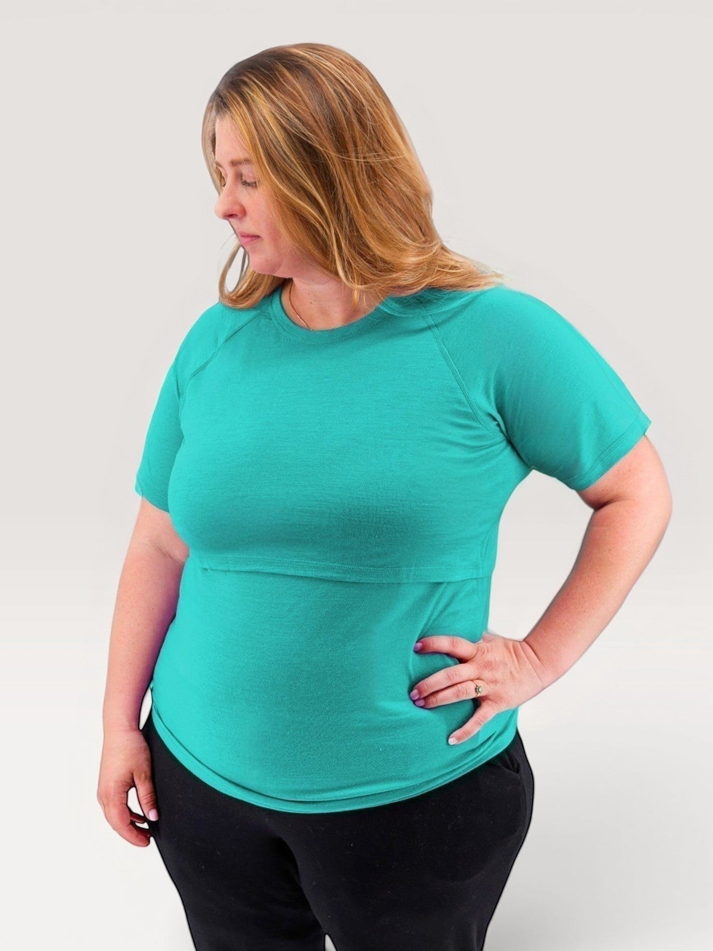 Merino Wool Nursing T-Shirt