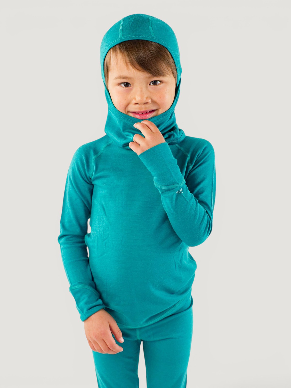 Merino Wool Balaclava with Ponytail Hole