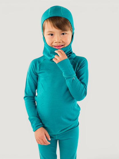 Merino Wool Balaclava with Ponytail Hole
