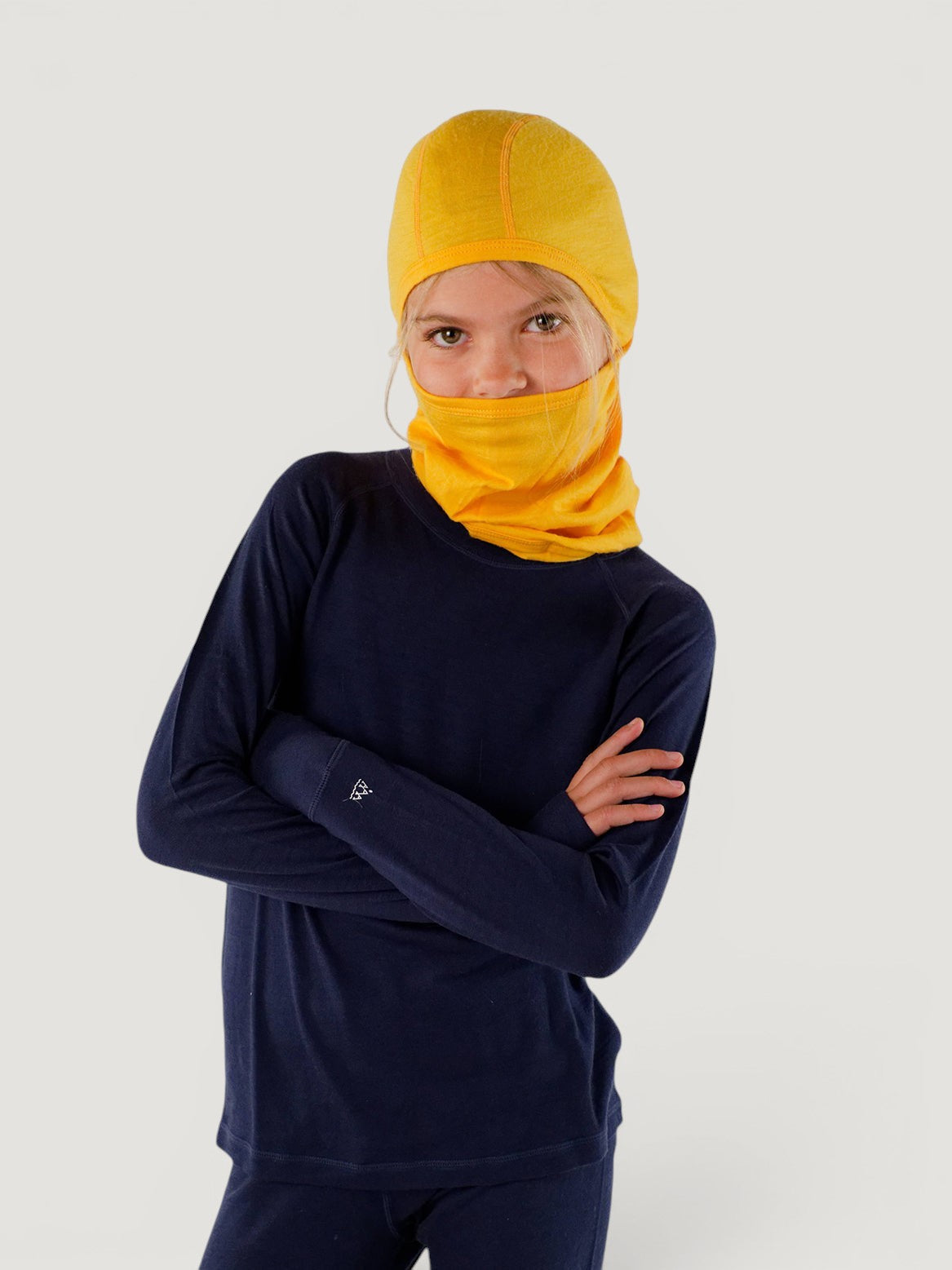 Merino Wool Balaclava with Ponytail Hole