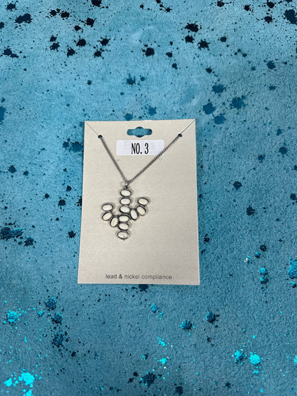 Cactus Stone Necklace (Multiple colors) (FINAL SALE)