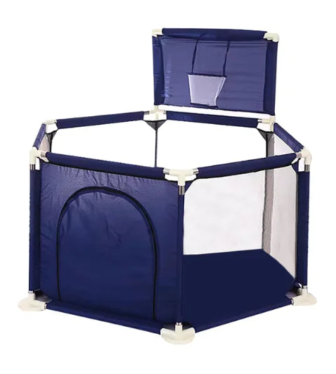 IMBABY Baby Playpen – Safety Barrier with Balls Pool, Basketball & Football for Kids - # BOT&G511510001