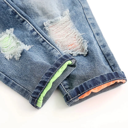 Kids Jeans Baby Rompers - # TGAA21610001