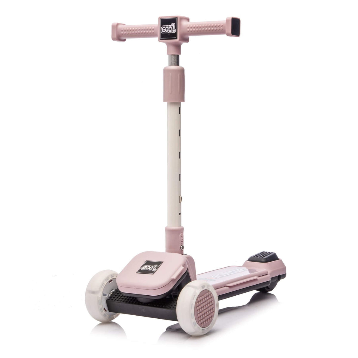 ToyRides Elite Kids Ride On 3-Wheel Scooter W/Buildable Blocks, Aged 3-9, Purple