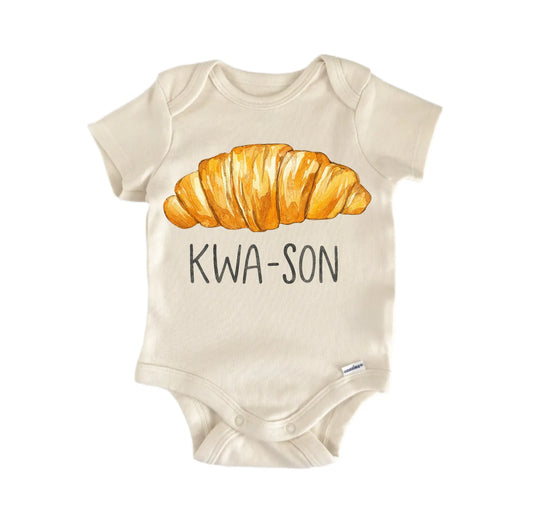 Kwa Son Croissant Baking Newborn Baby Onesie® Onesie®