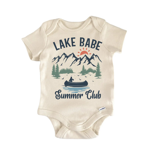 Lake Babe Summer Club Newborn Baby Onesie® Onesie®