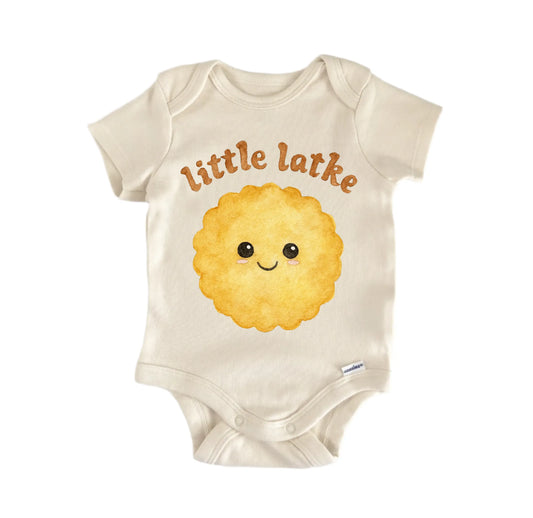 Latke Jewish Hanukkah Newborn Baby Onesie® Onesie®