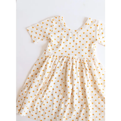 Lemon Shake Up All Day Twirl Dress for Kids