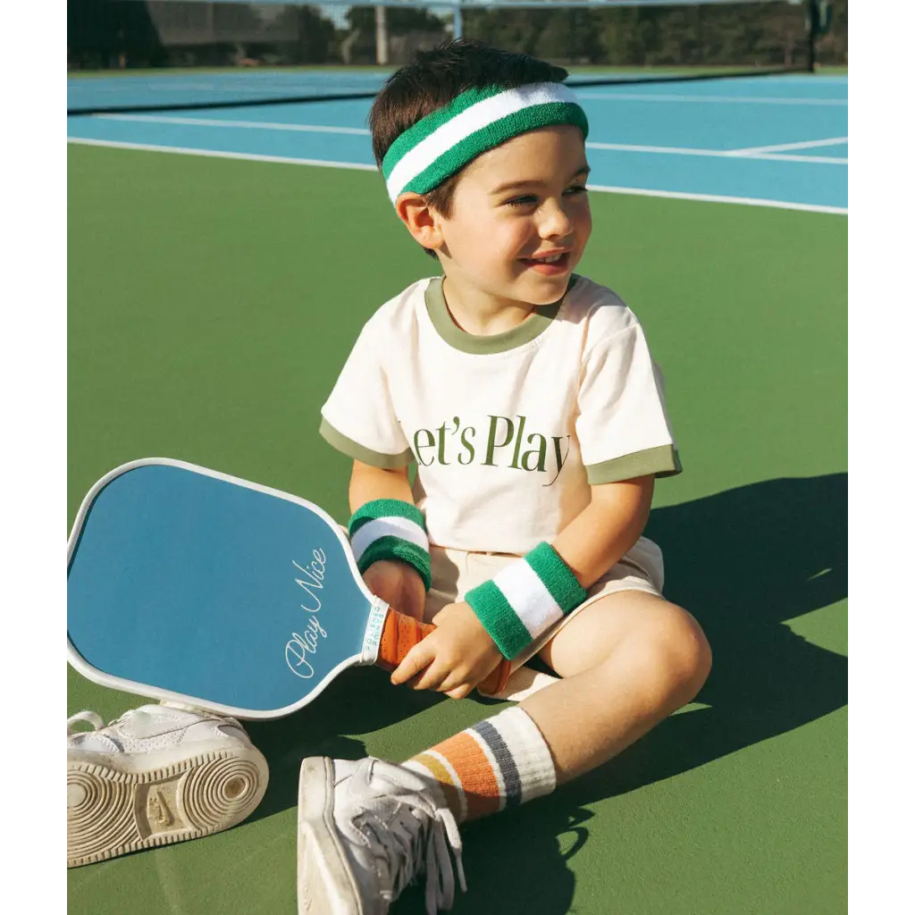 Let's Play Kids Retro Ringer T-Shirt