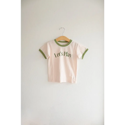 Let's Play Kids Retro Ringer T-Shirt