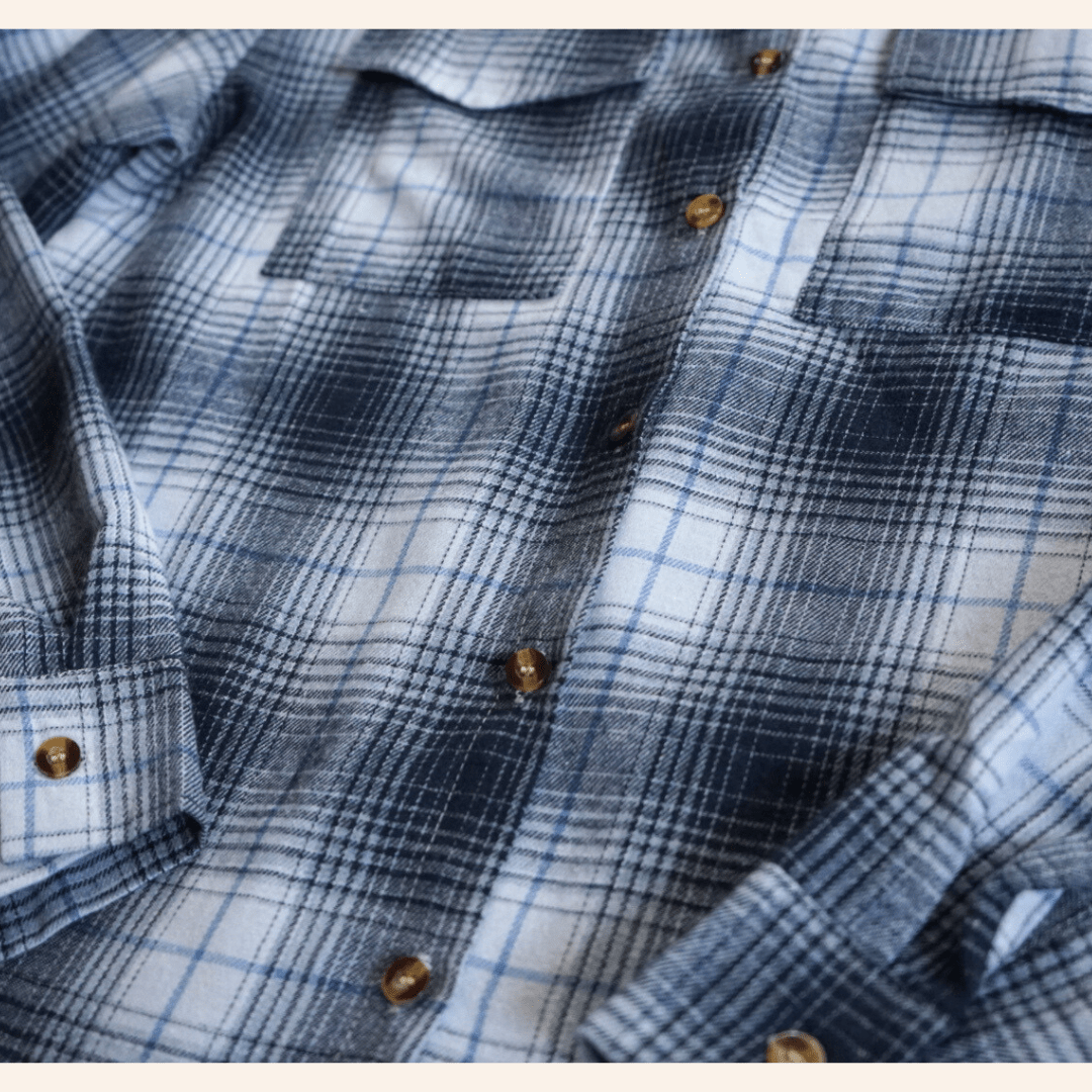 Lightweight Navy Flannel - Infant