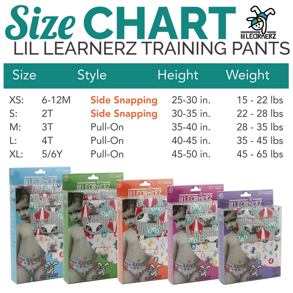 Lil Learnerz Training Pants (2pk) - Dragons Fly & Invader