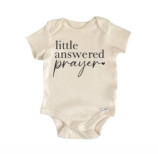 Little Answered Prayer Newborn Baby Onesie® Onesie®