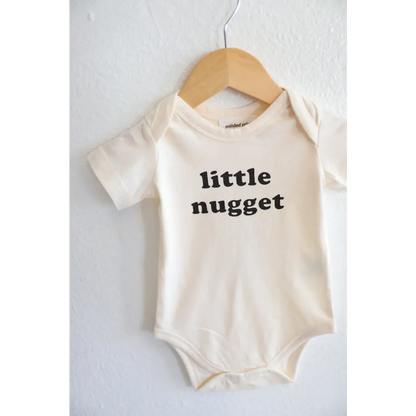 Little Nugget Organic Cotton Baby Bodysuit