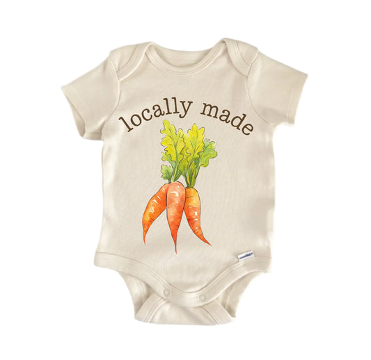 Locally Made Carrots Newborn Baby Onesie® Onesie®