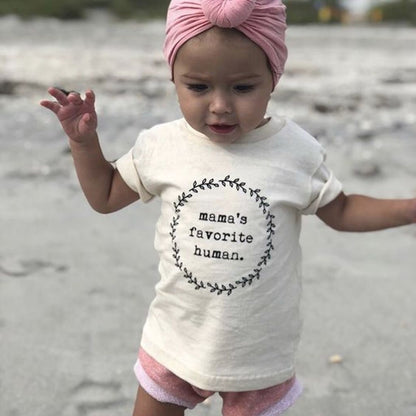 Mamas Favorite Human Organic Kids T-shirt