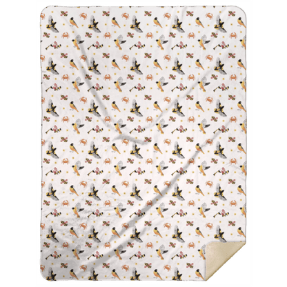 Maryland Plush Throw Blanket 60x80 Nostalgic Hometown Keepsake