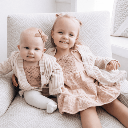 Dusty Rose Crochet Mommy & Me Dress - Child